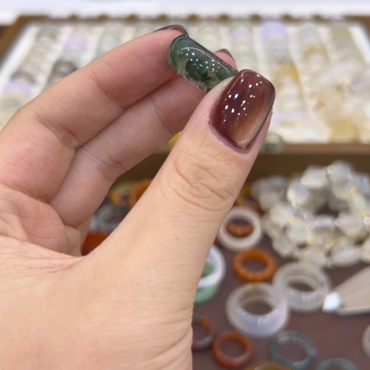 玛瑙/玉髓合金戒指145港15