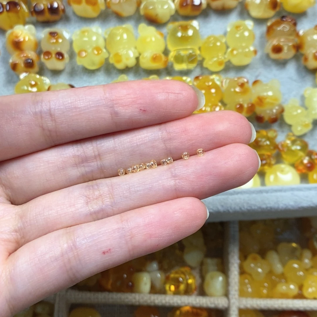 未镶嵌颈饰琥珀D*?戒指手工