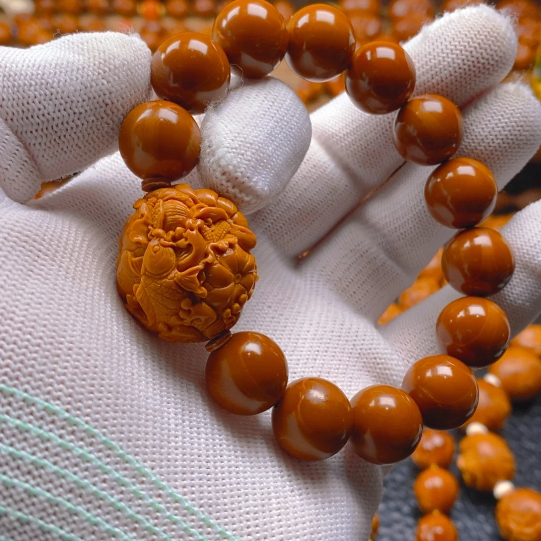 手串/手链橄榄核许忠英2.6荷塘月色➕1.45铁核正圆