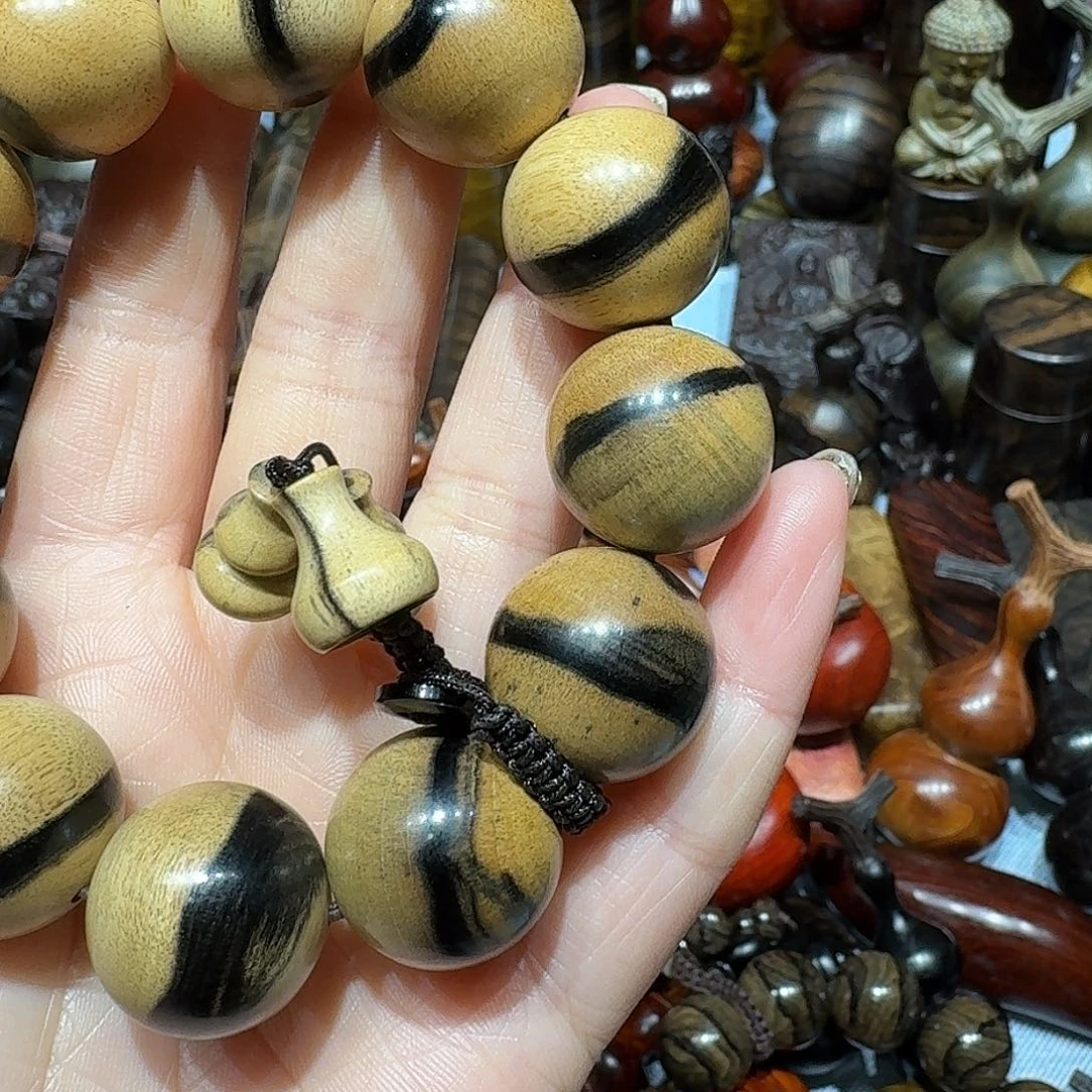 香榧木左**手黑白檀沧月乌木2.0