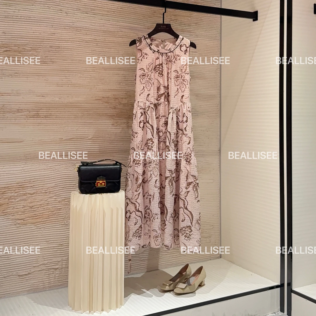 【宠粉价】夏季新款无袖显瘦国风时尚气质宽松连衣裙W-A837