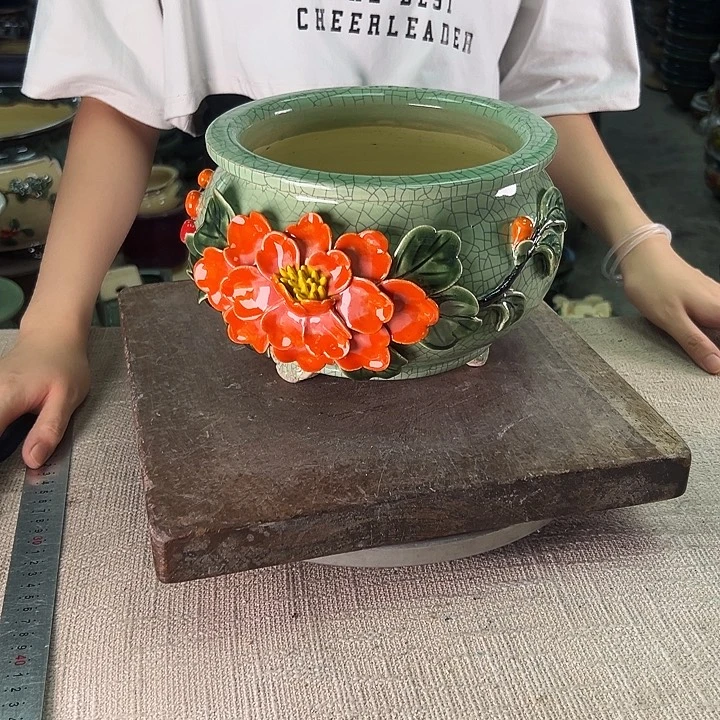 泳坤堂石湾盆陶瓷