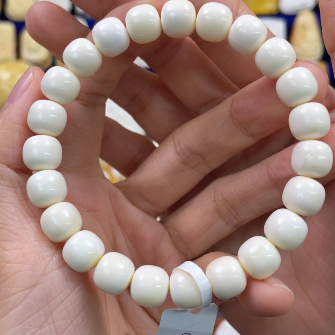 蜜蜡裸石未镶嵌琥珀蜜蜡手串卡9.5mm