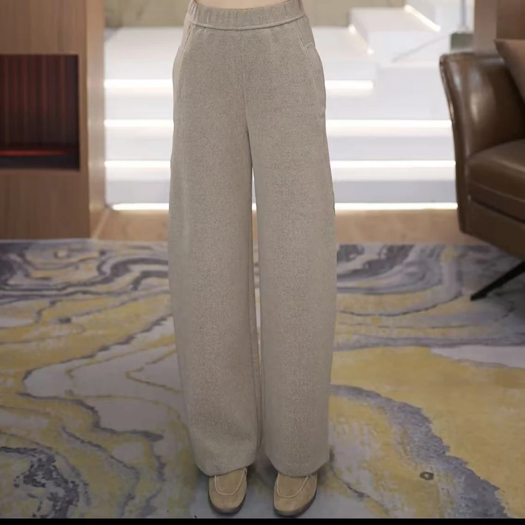 【渲渲推荐】YMJJ-91412冬季休闲宽松时尚羊毛裤