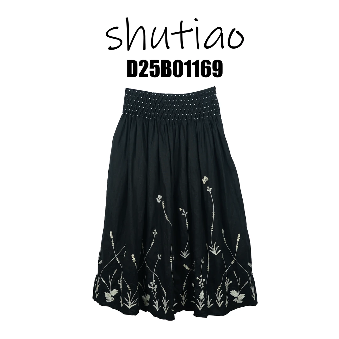 【SHUTIAO】2025春夏：新款小众设计款裙子D25B01169
