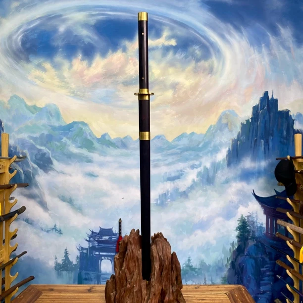 子母刀 唐刀-夏莊武备 工艺品摆放未开刃