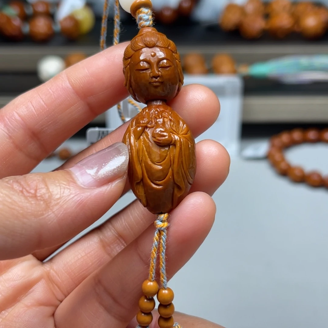 吊坠橄榄核观音单子