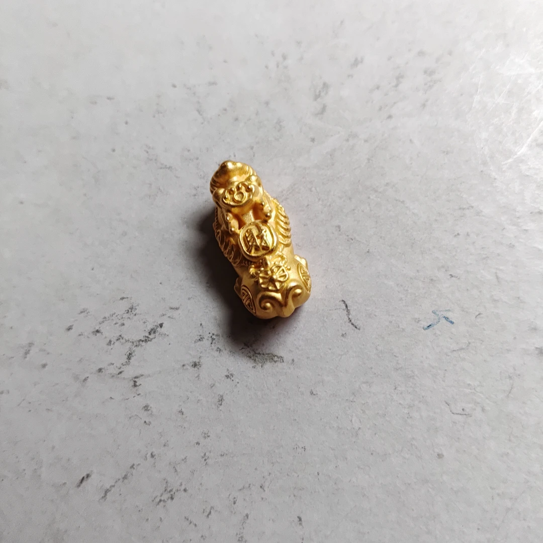 金元宝足金999貔貅珠子首饰