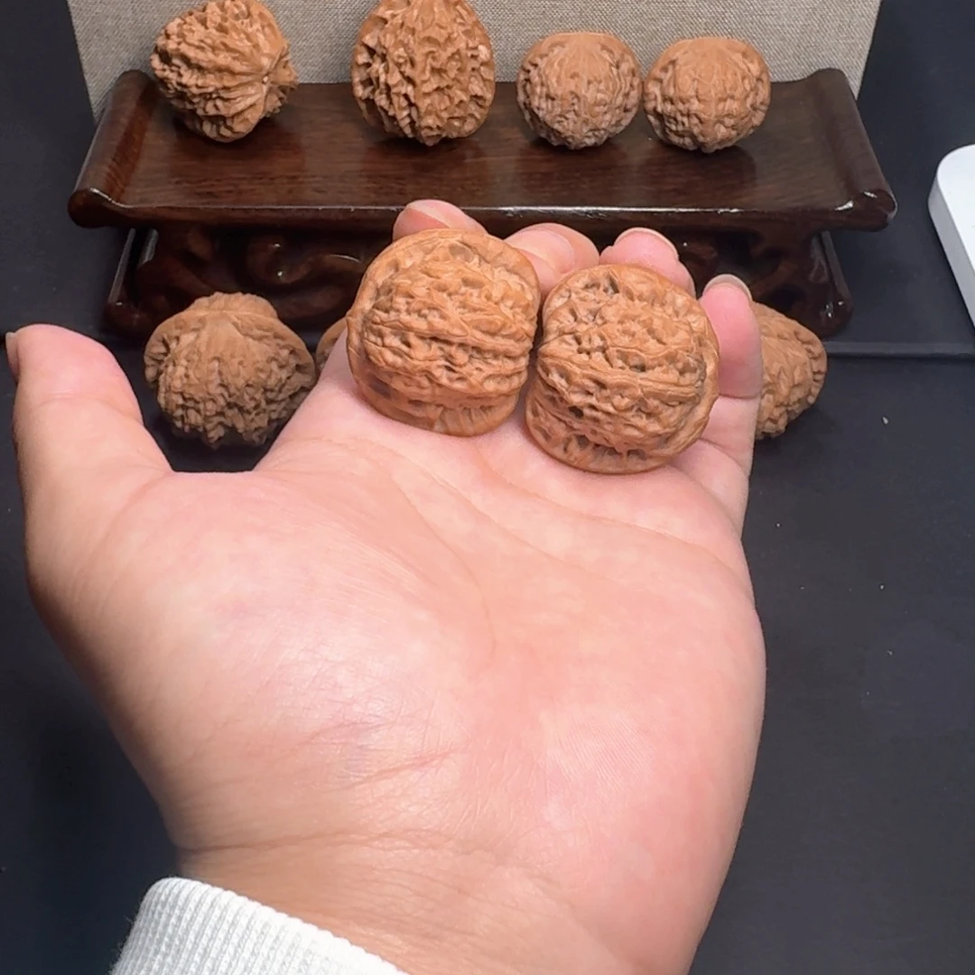把件文玩核桃36石子磨全品