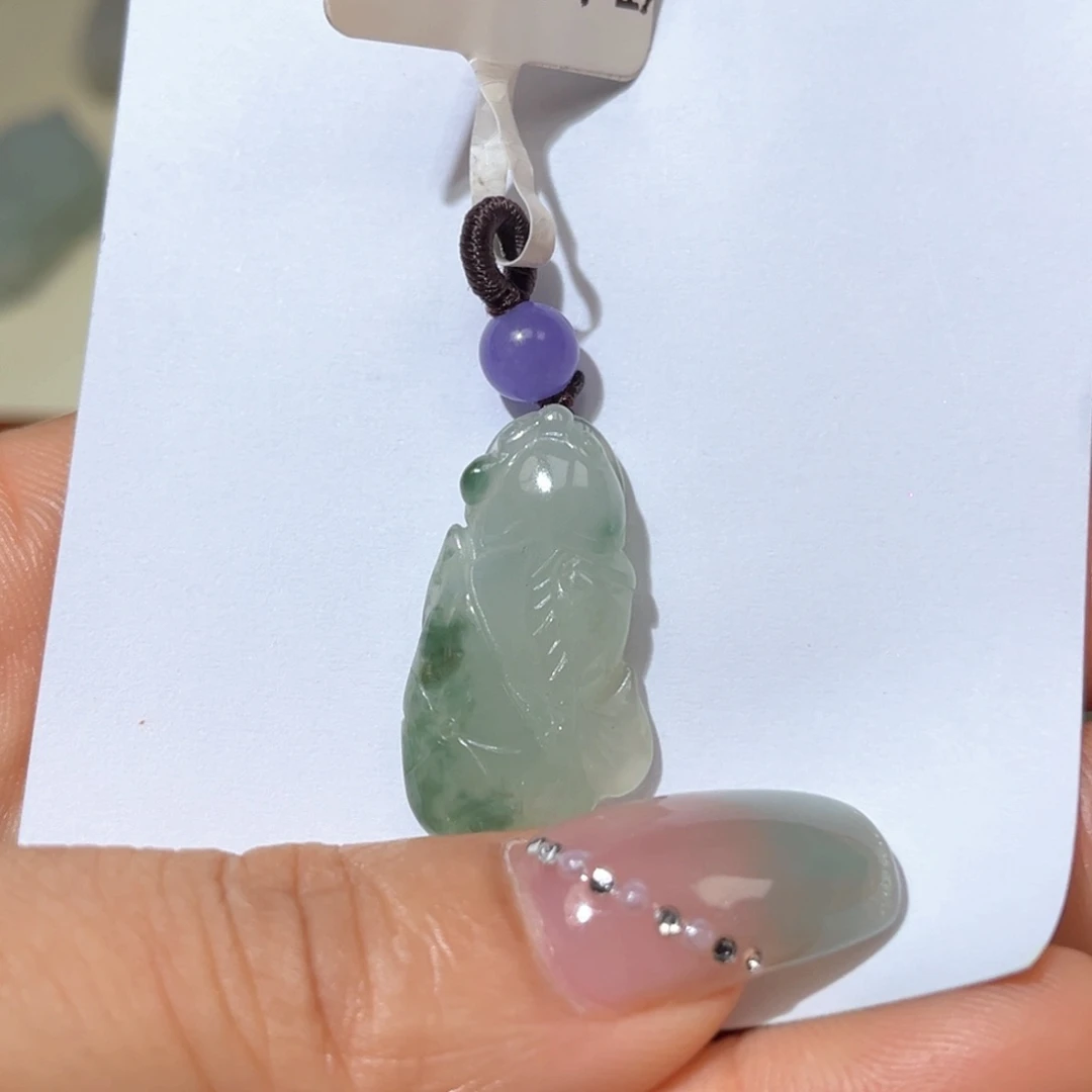 翡翠未镶嵌颈饰天然A货翡翠小吊坠