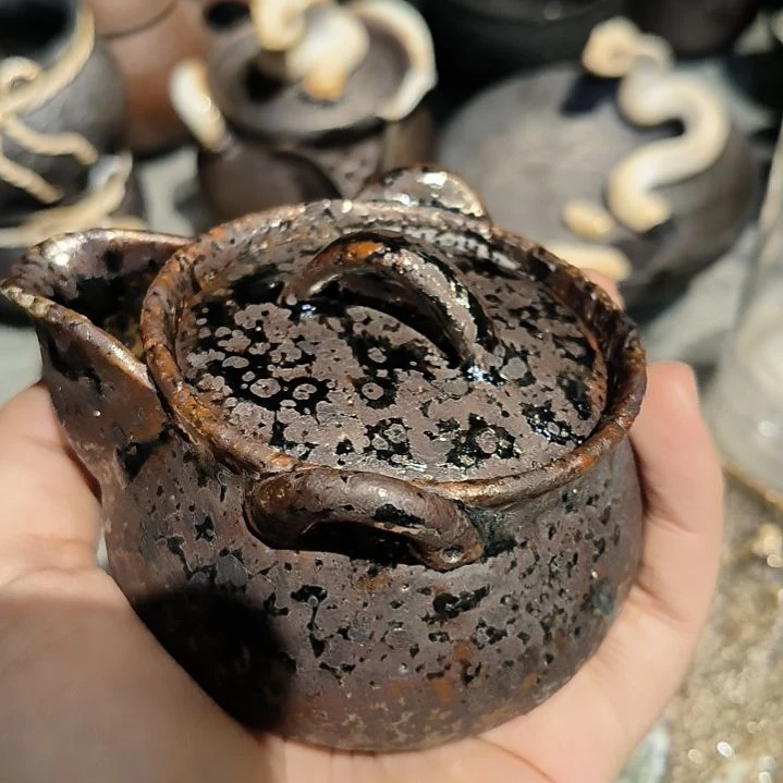 望月手作柴烧茶壶