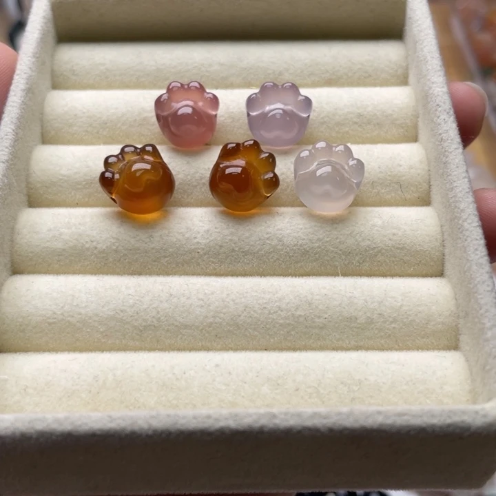 未镶嵌天然玛瑙猫爪/只玛瑙/玉髓