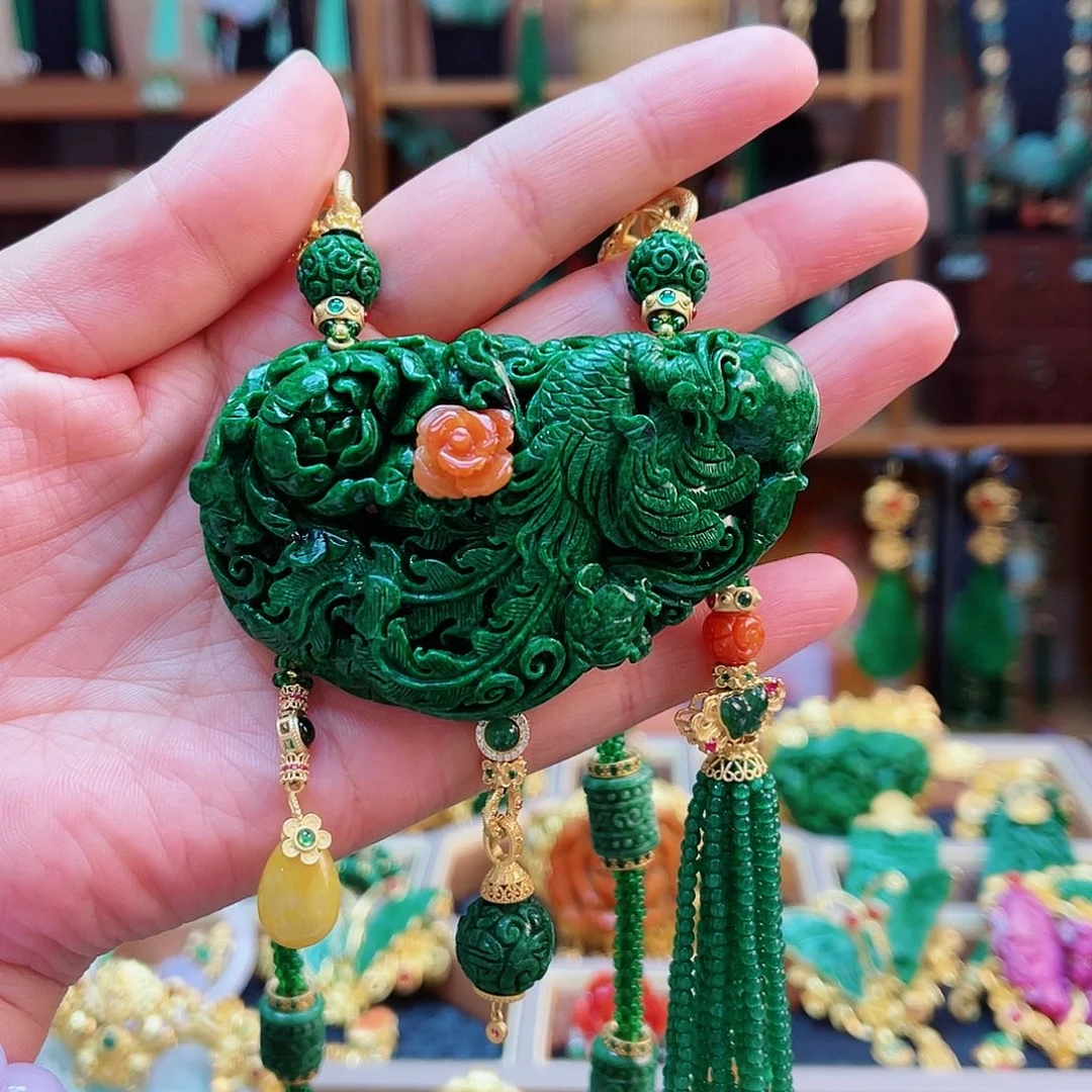 颈饰合金翡翠48小时鉴赏期