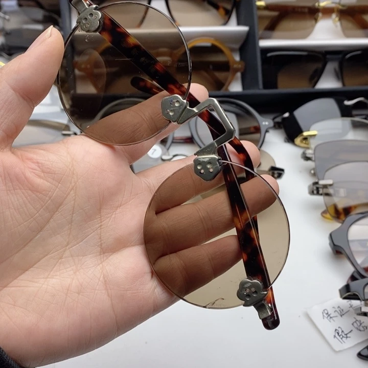 天然水晶石头眼镜