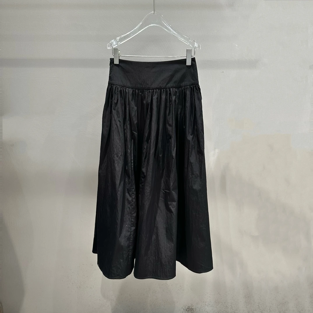 半身裙25年新款通勤风高腰蛋糕裙3595