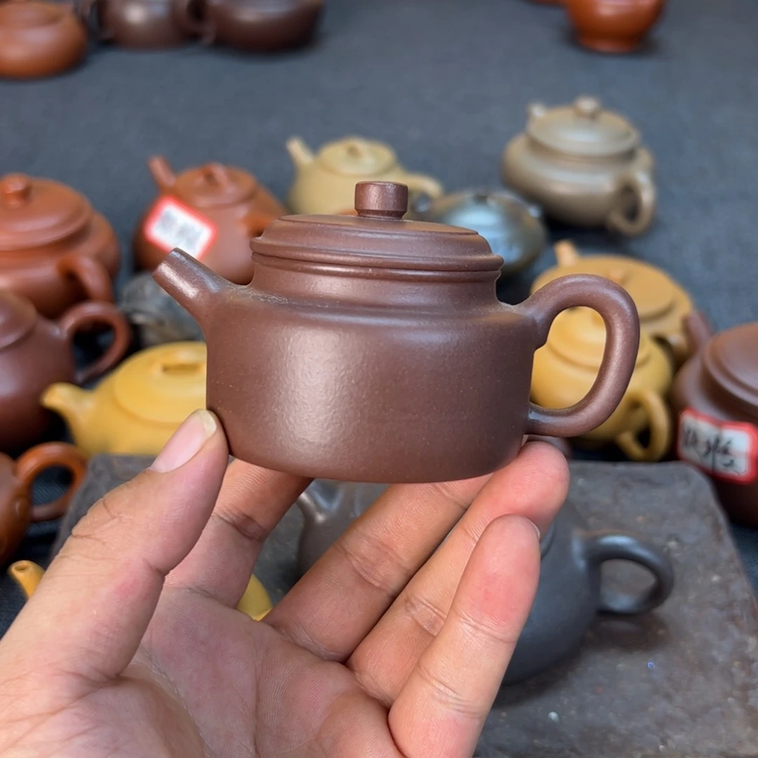 茶壶紫砂半手工德钟