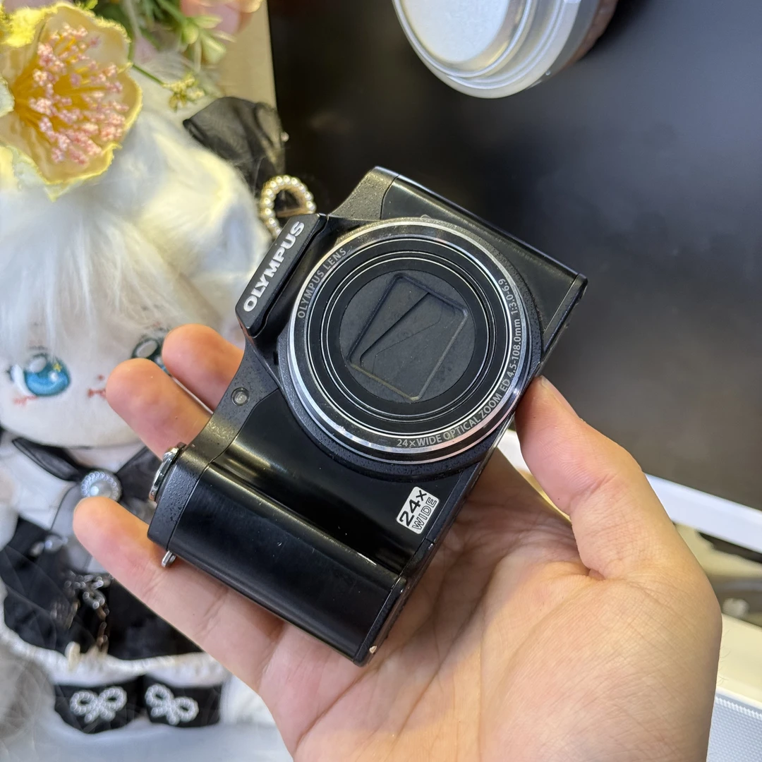 9新 Olympus/奥林巴斯 奥林巴斯sz14冷白皮柔焦小长焦 带配件