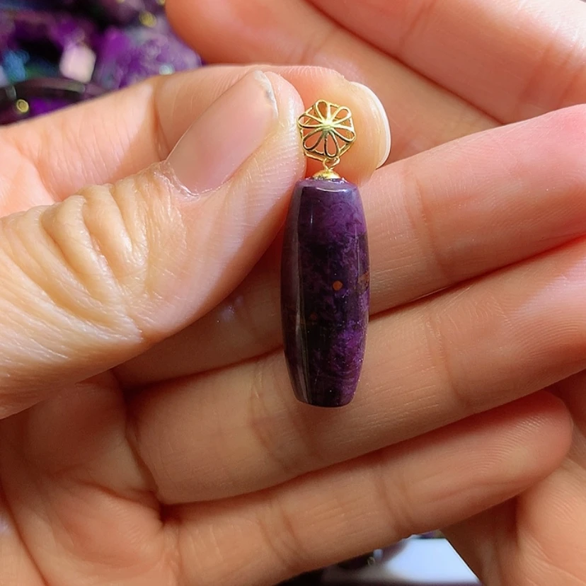 【闪购商品】苏纪石（舒俱来）吊坠18K金镶嵌