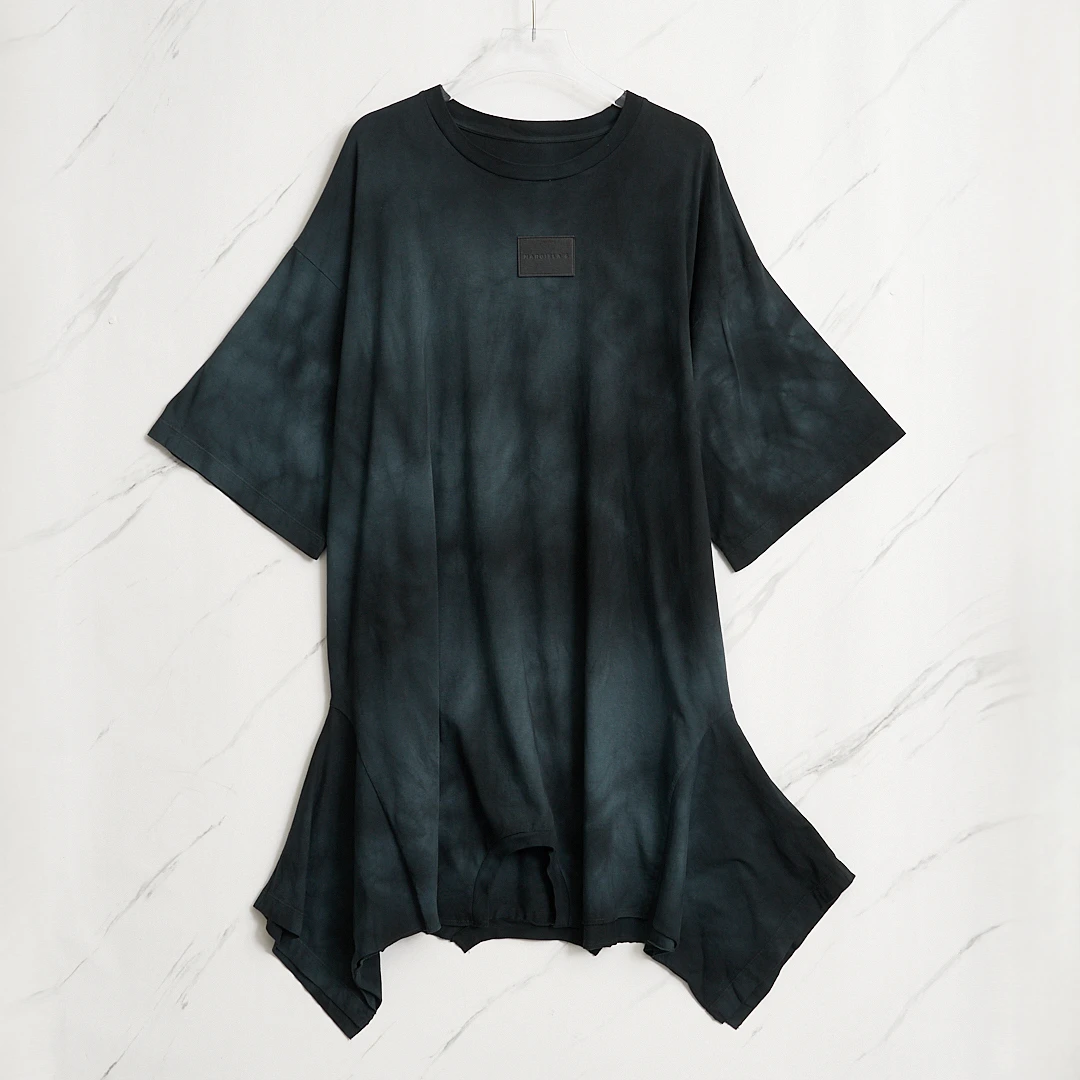 全新未使用/MM6女士oversize不规则连衣裙/MMGU00533