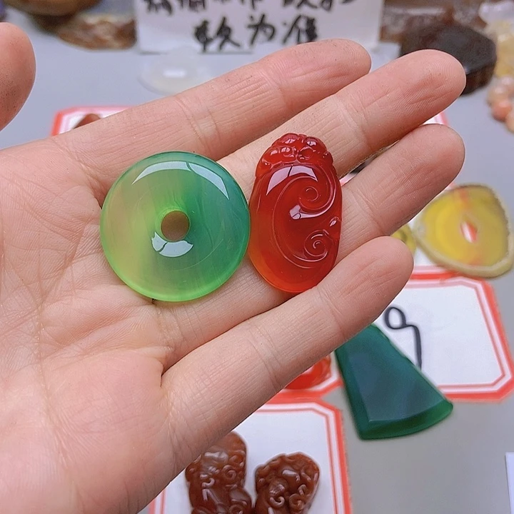 【闪购商品】未镶嵌玛瑙/玉髓珠宝半成品？*！