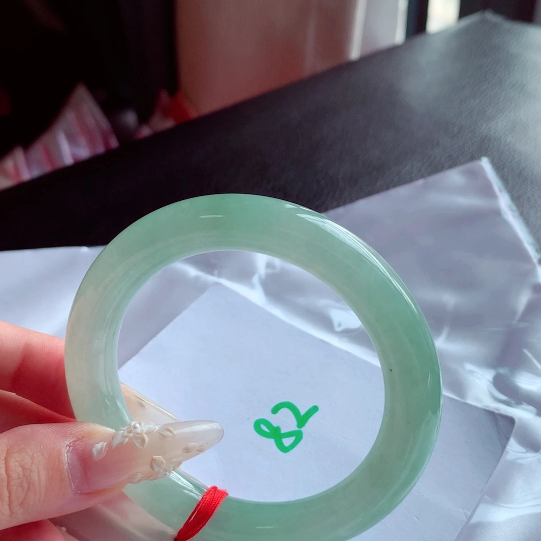 未镶嵌手镯翡翠天然缅甸翡翠A货手镯 82号