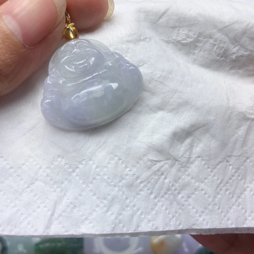 翡翠颈饰未镶嵌天然翡翠