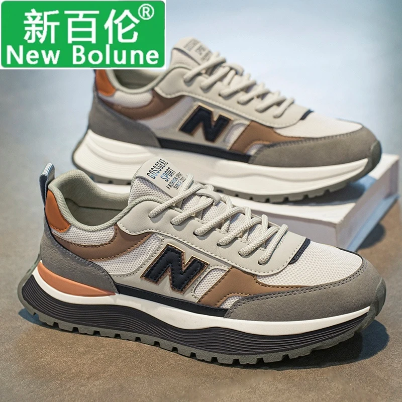 NEW BOLUNE/新百伦正品鞋子男款时尚百搭男鞋网面爆款男生运动鞋