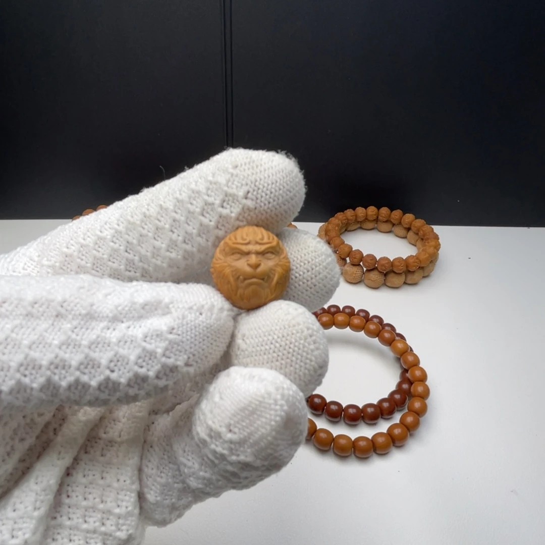 猴头核桃吊坠单颗美猴王