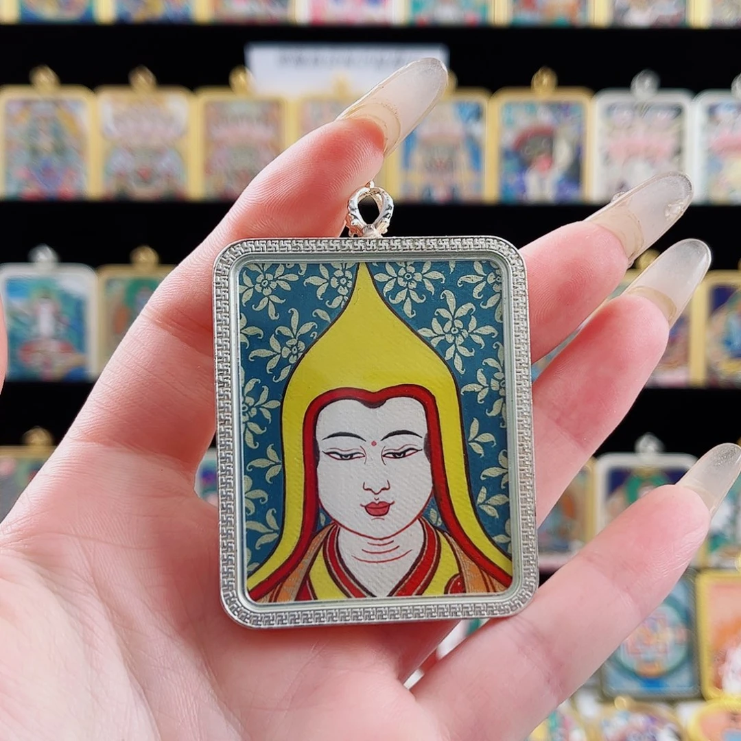 吊坠宗喀巴纯手绘