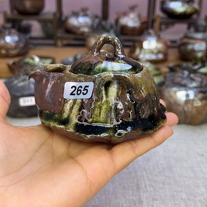 裸柴烧陶瓷手工茶器