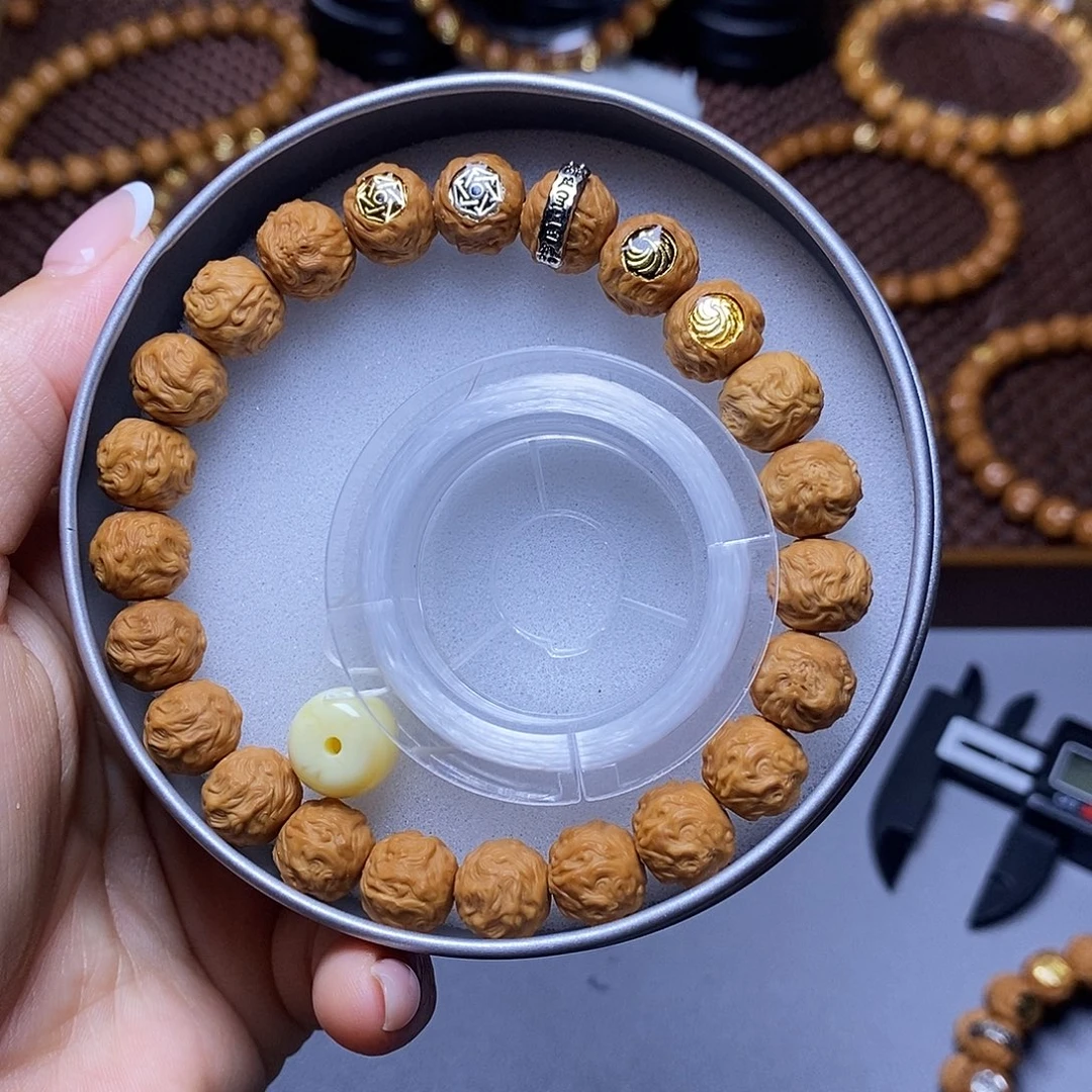 猴头核桃手串五标游龙全品