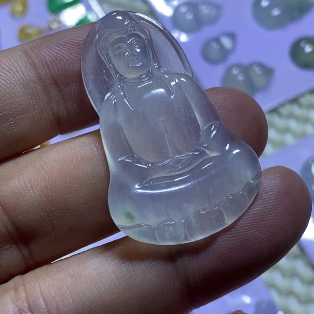 定制翡翠未镶嵌毛货