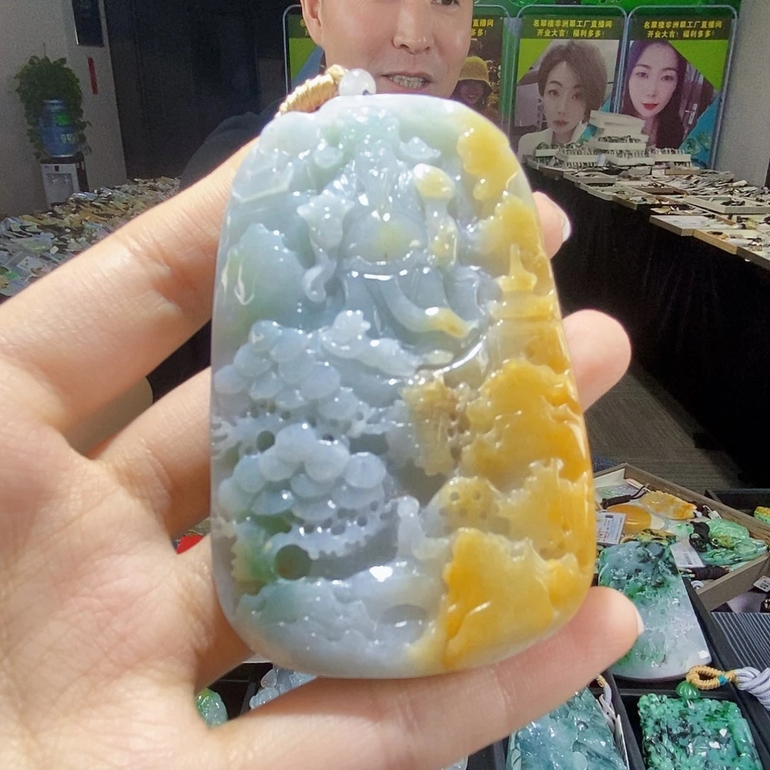 颈饰未镶嵌翡翠翡翠