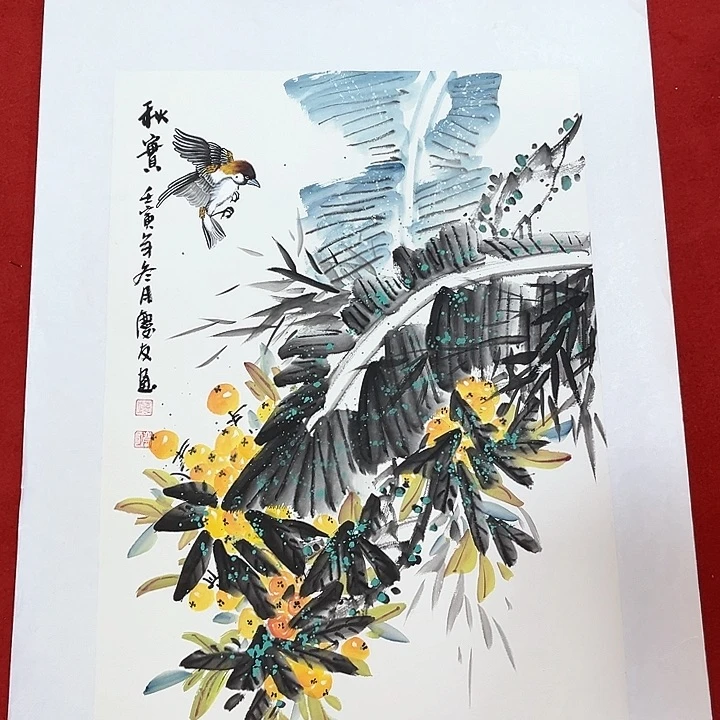 国画手绘国画作品