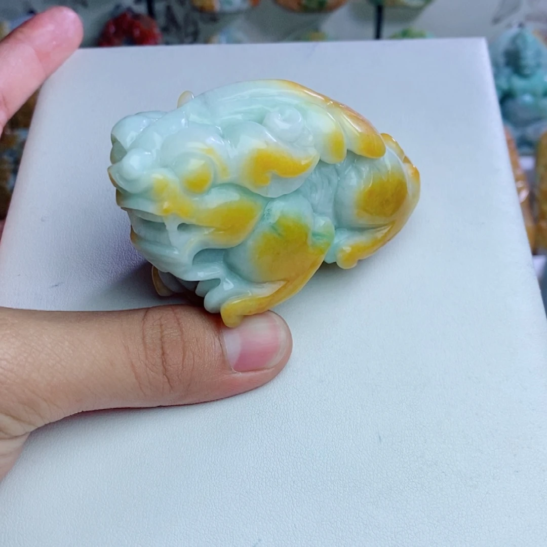 翡翠未镶嵌颈饰貔貅