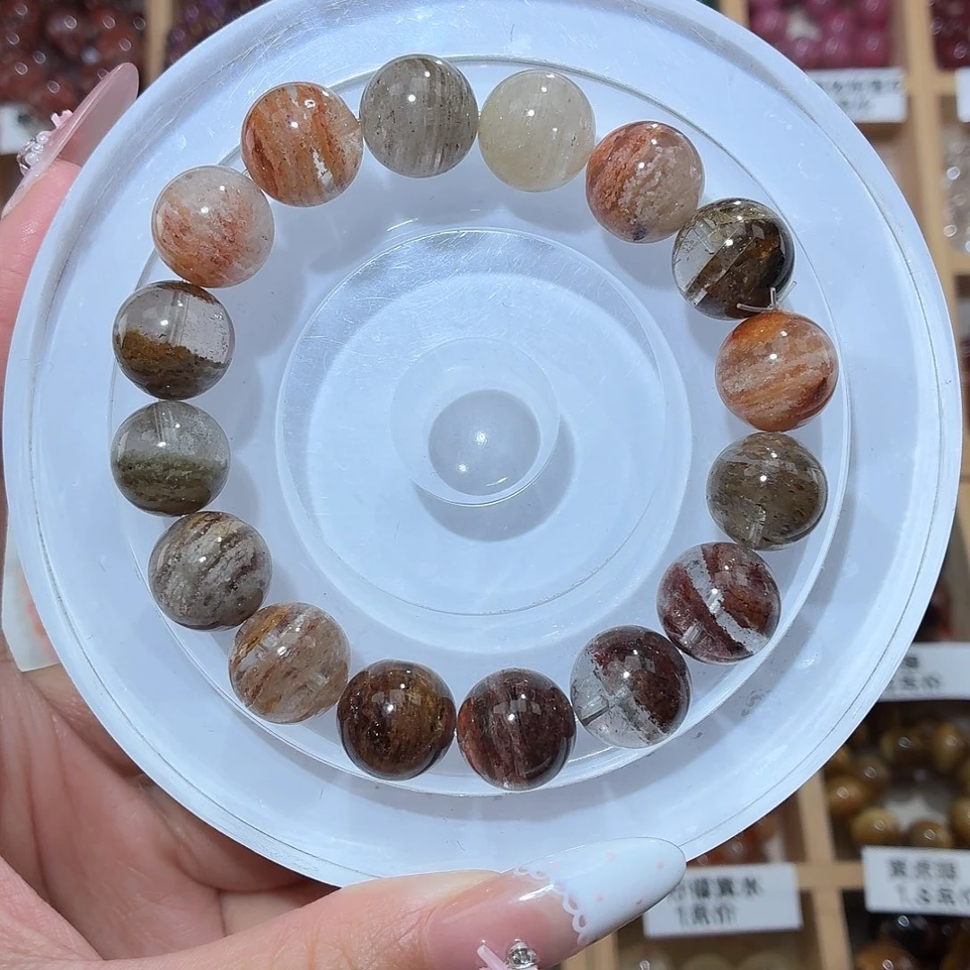 水晶手链未镶嵌13.7m千层幽灵