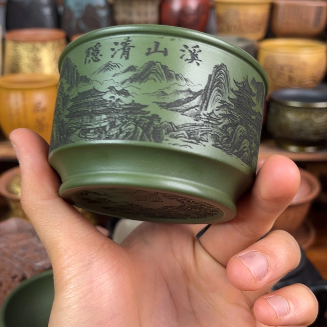 茶杯紫砂宜兴原矿紫砂杯茶具