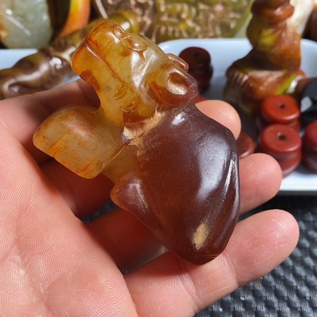 蛇纹石玉合金颈饰