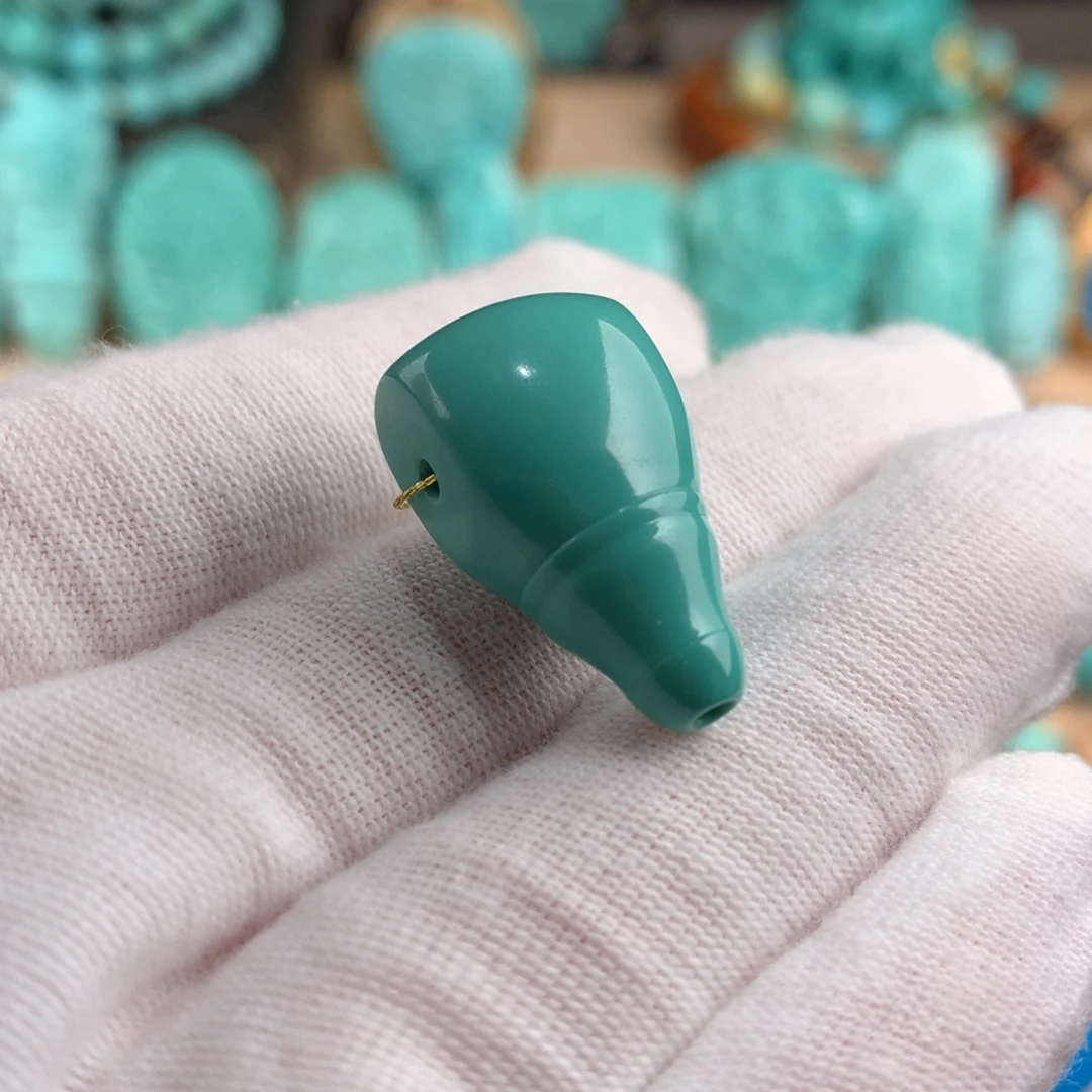 绿松石未镶嵌三通卡14