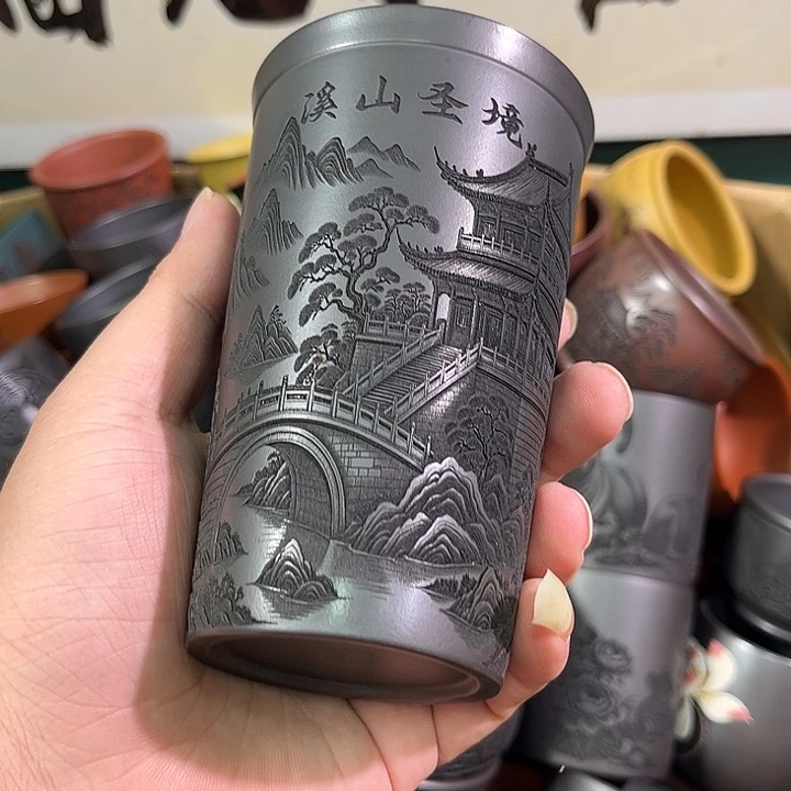 茶杯紫砂全手工紫砂主人杯