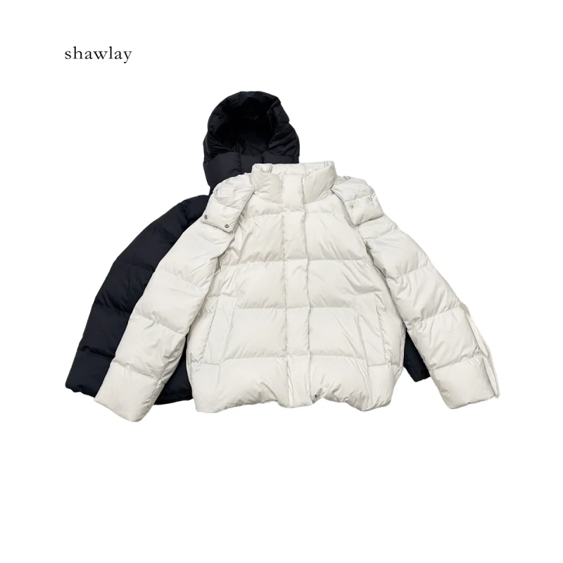 短款连帽休闲冬季鹅绒服外套CL3964