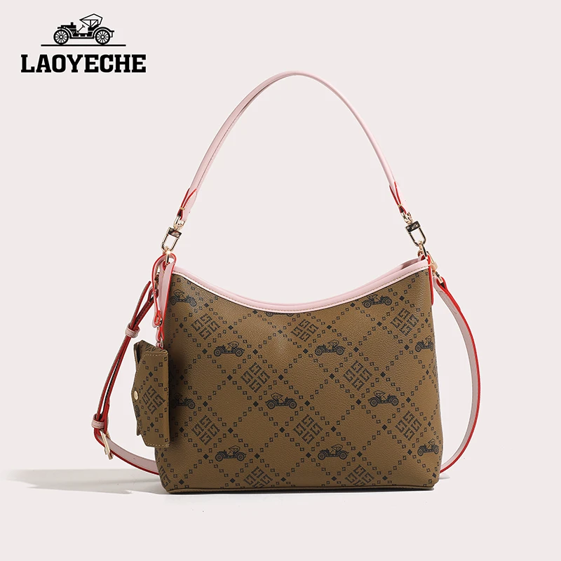 老爷车LAOYECHE【嘉嘉姐】女包斜挎经典高级女士27*16*9时尚61565#