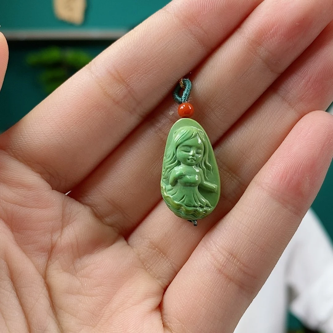 未镶嵌绿松石珠宝奇石