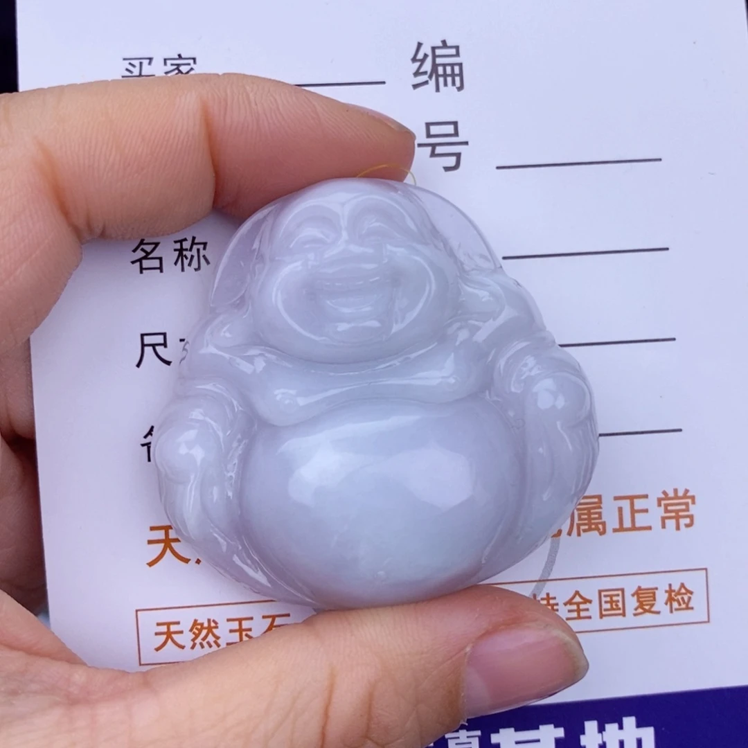 翡翠颈饰未镶嵌指***光佛公