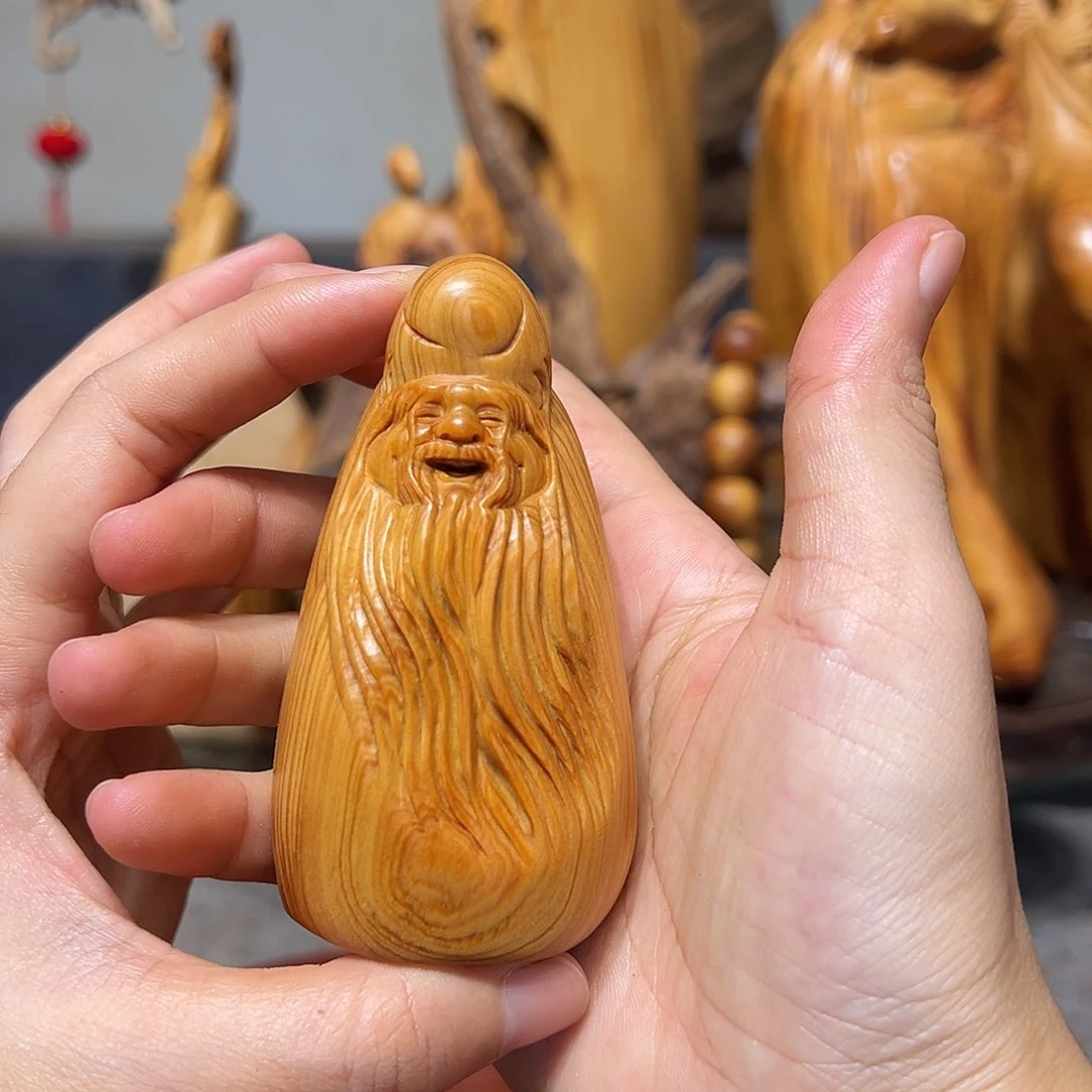 柏木（崖柏）崖柏木手把件摆件