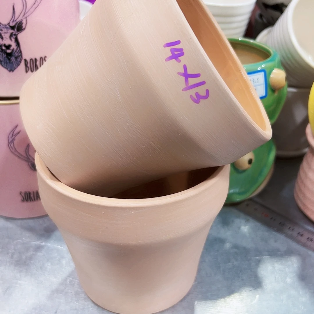 有孔，外贸尾单陶瓷花盆凑单10米包邮