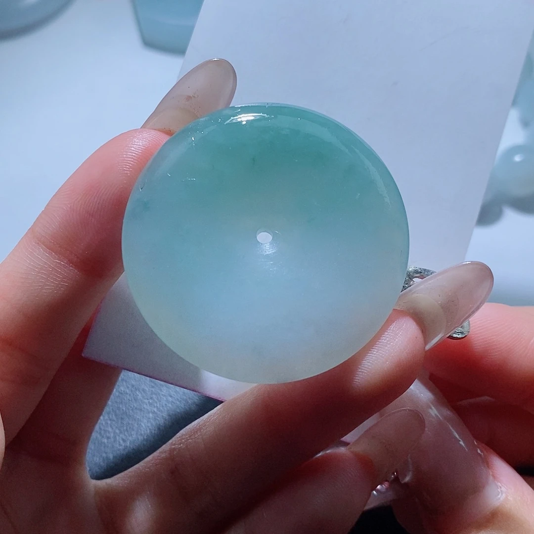 定制翡翠未镶嵌平安扣