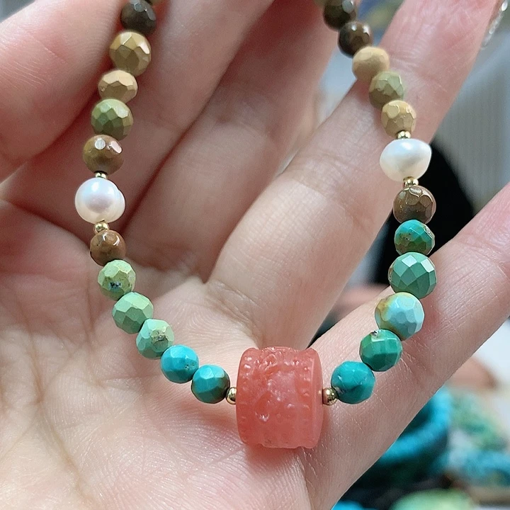 绿松石珠宝奇石未镶嵌