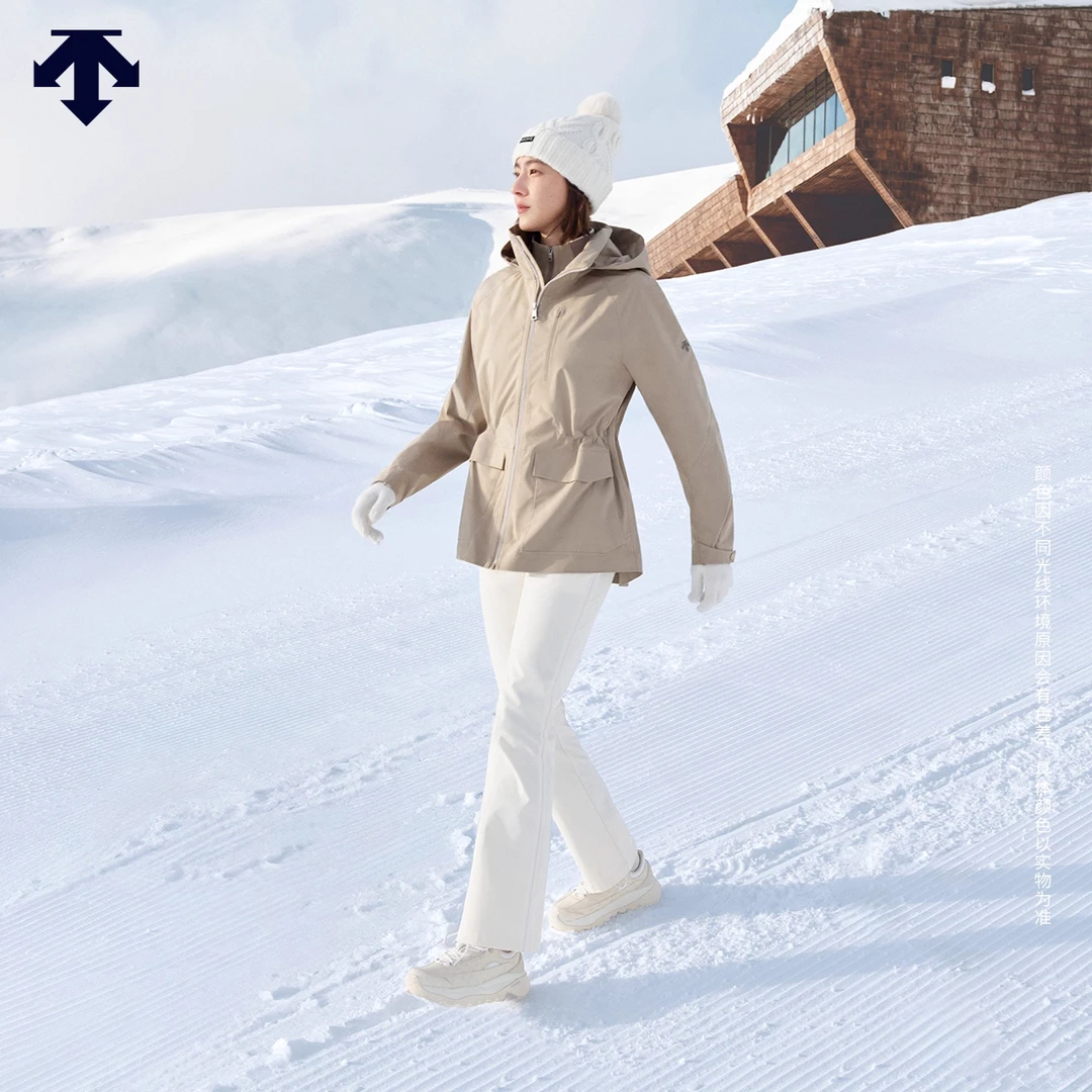 DESCENTE迪桑特WOMEN’S SKI女士三合一夹克上衣两件套 D5132STT50