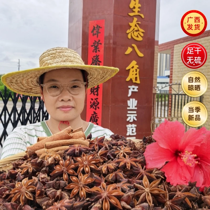 广西正宗深山足干无硫大红老树提香去腥调味料广西大红八角